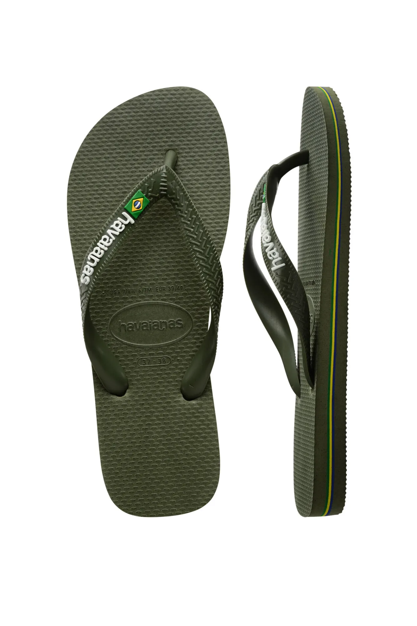 Havaianas Chanclas Hav. Brasil Logo Verde Hot