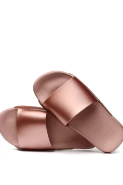 Havaianas Chanclas Hav. Slide Classic Metallic Rosa New