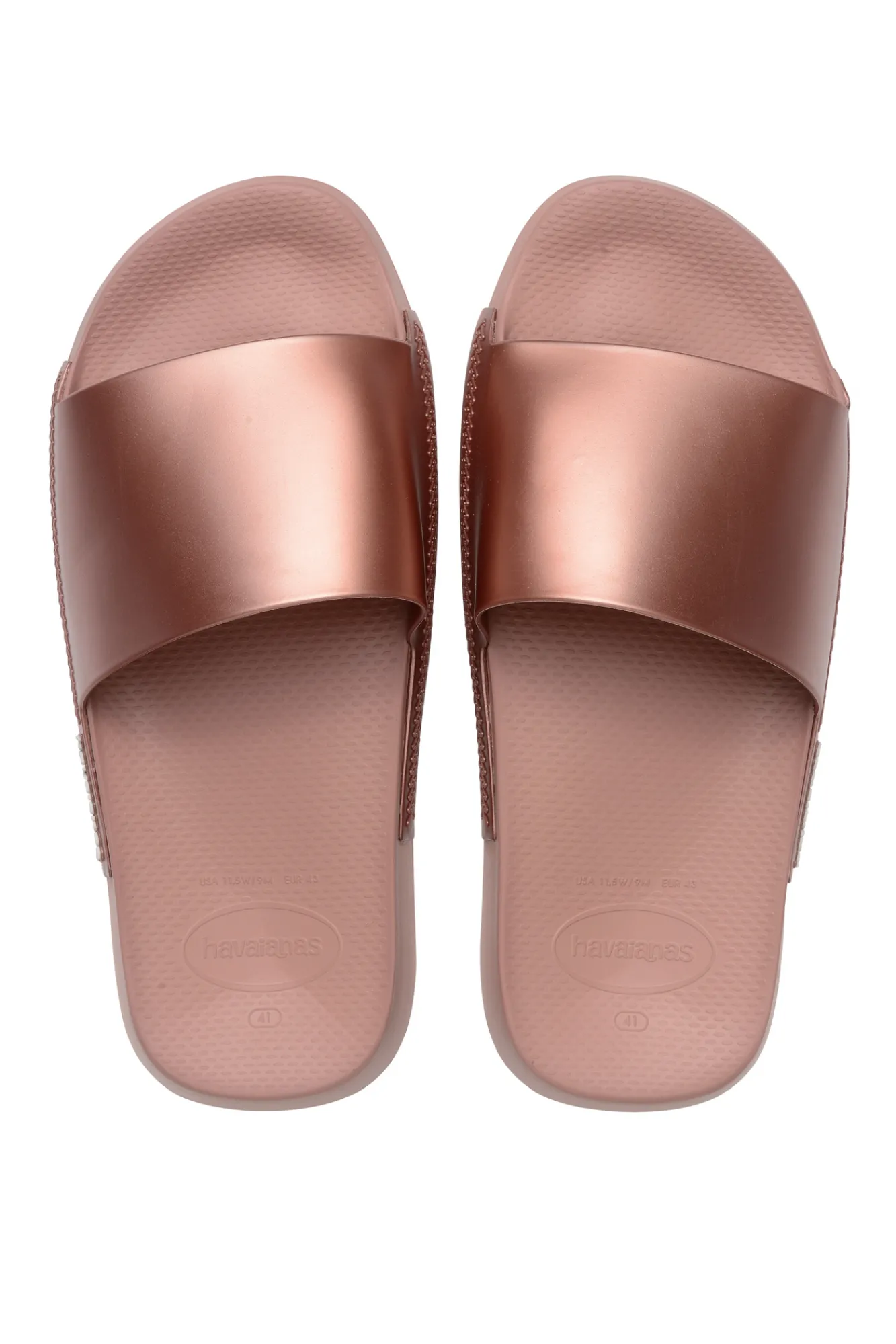 Havaianas Chanclas Hav. Slide Classic Metallic Rosa New