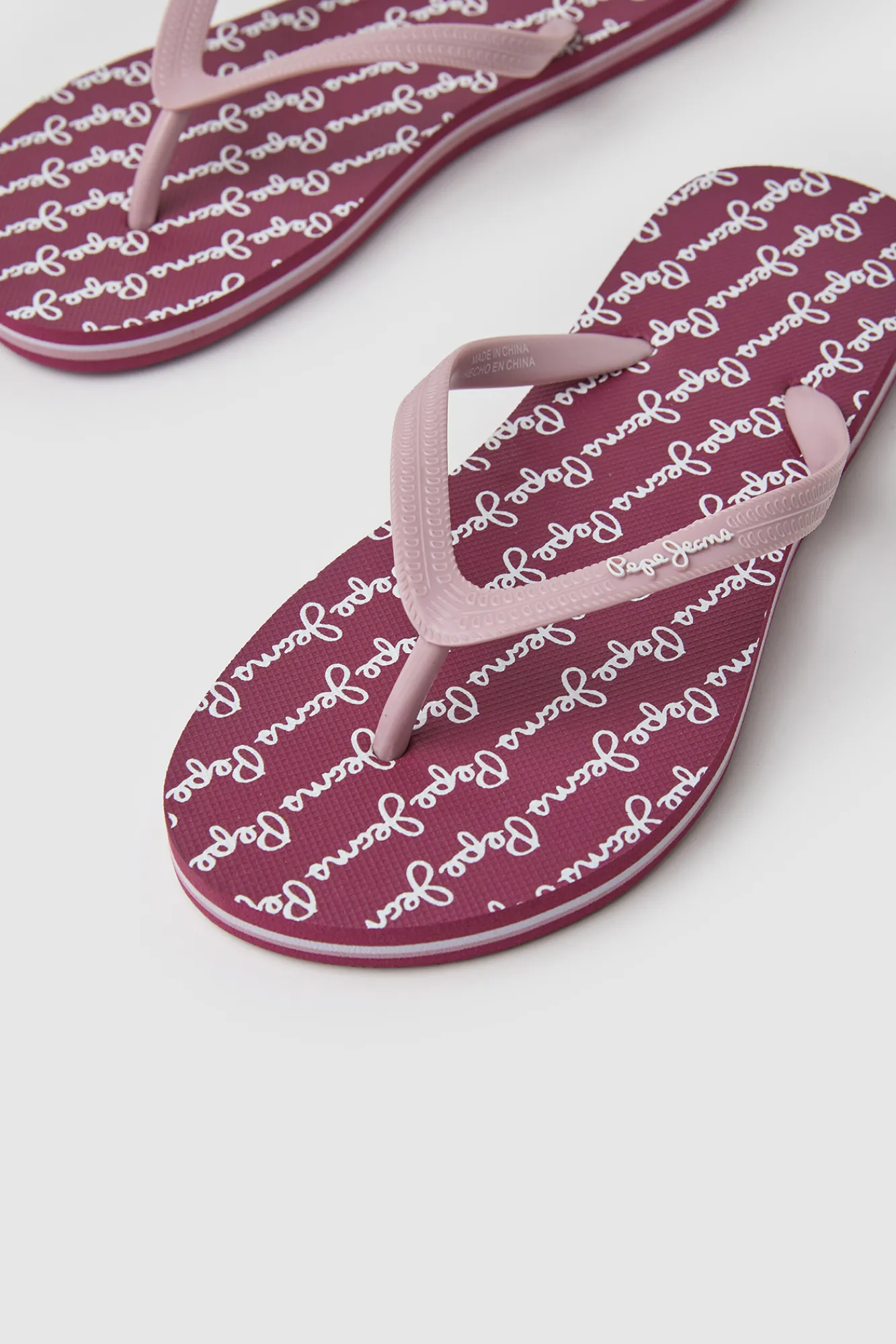 Pepe Jeans Chanclas Playa Rake Play Vino Outlet