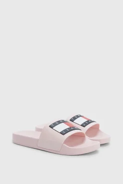 Tommy Jeans Chanclas Flag Rosa Sale