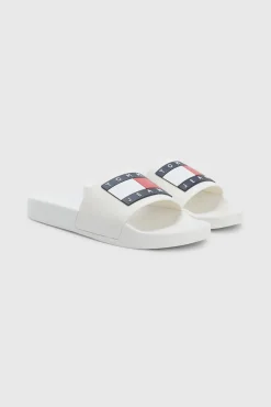Tommy Jeans Chanclas Flag Blanco Outlet