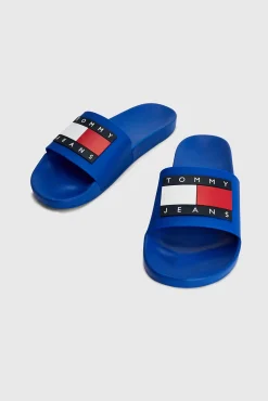 Tommy Jeans Chanclas Flag Azul Electrico Azul Medio New