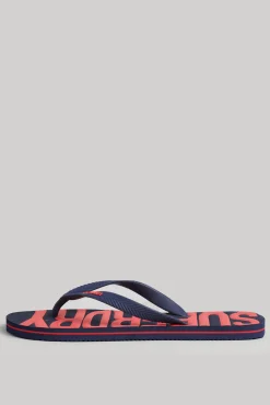 Superdry Chanclas Veganas Con Logotipo Vintage Logo Navy Discount