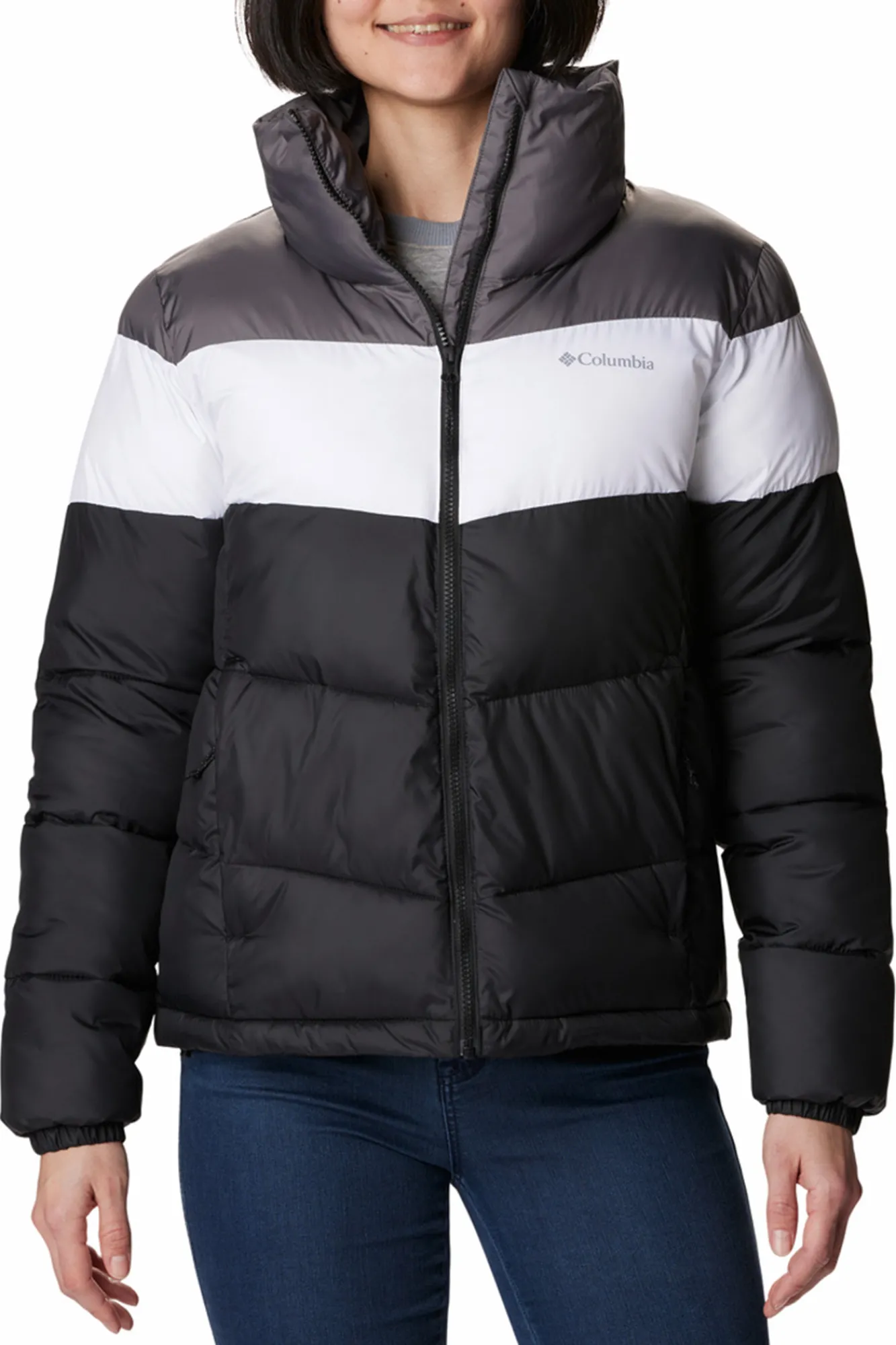 Columbia Chaqueta Con Bloques De Color Puffect™ Para Mujer Negro