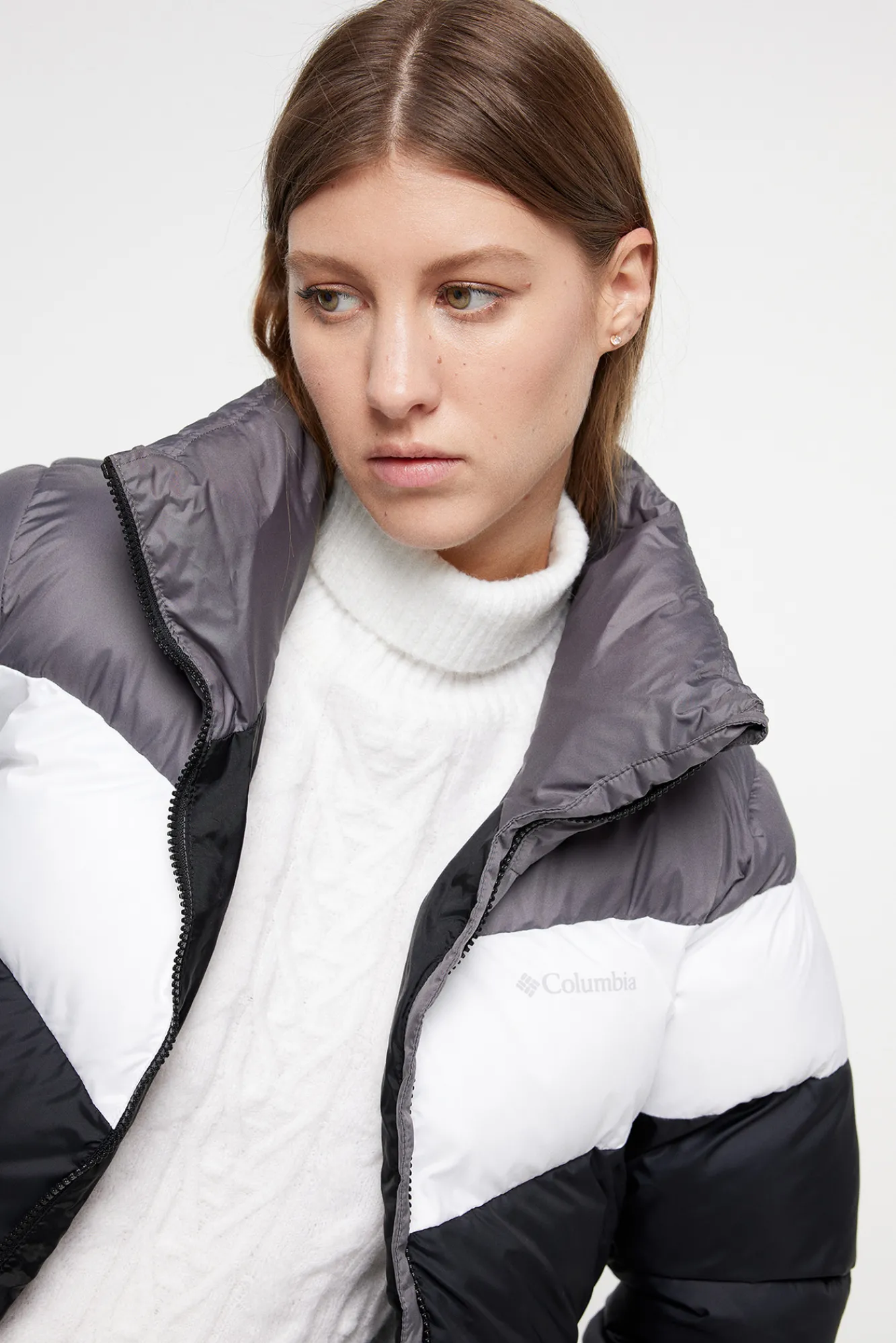 Columbia Chaqueta Con Bloques De Color Puffect™ Para Mujer Negro