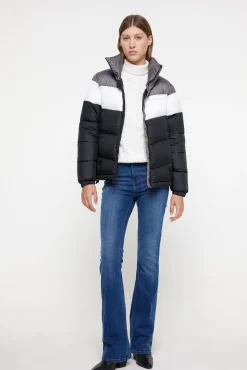 Columbia Chaqueta Con Bloques De Color Puffect™ Para Mujer Negro