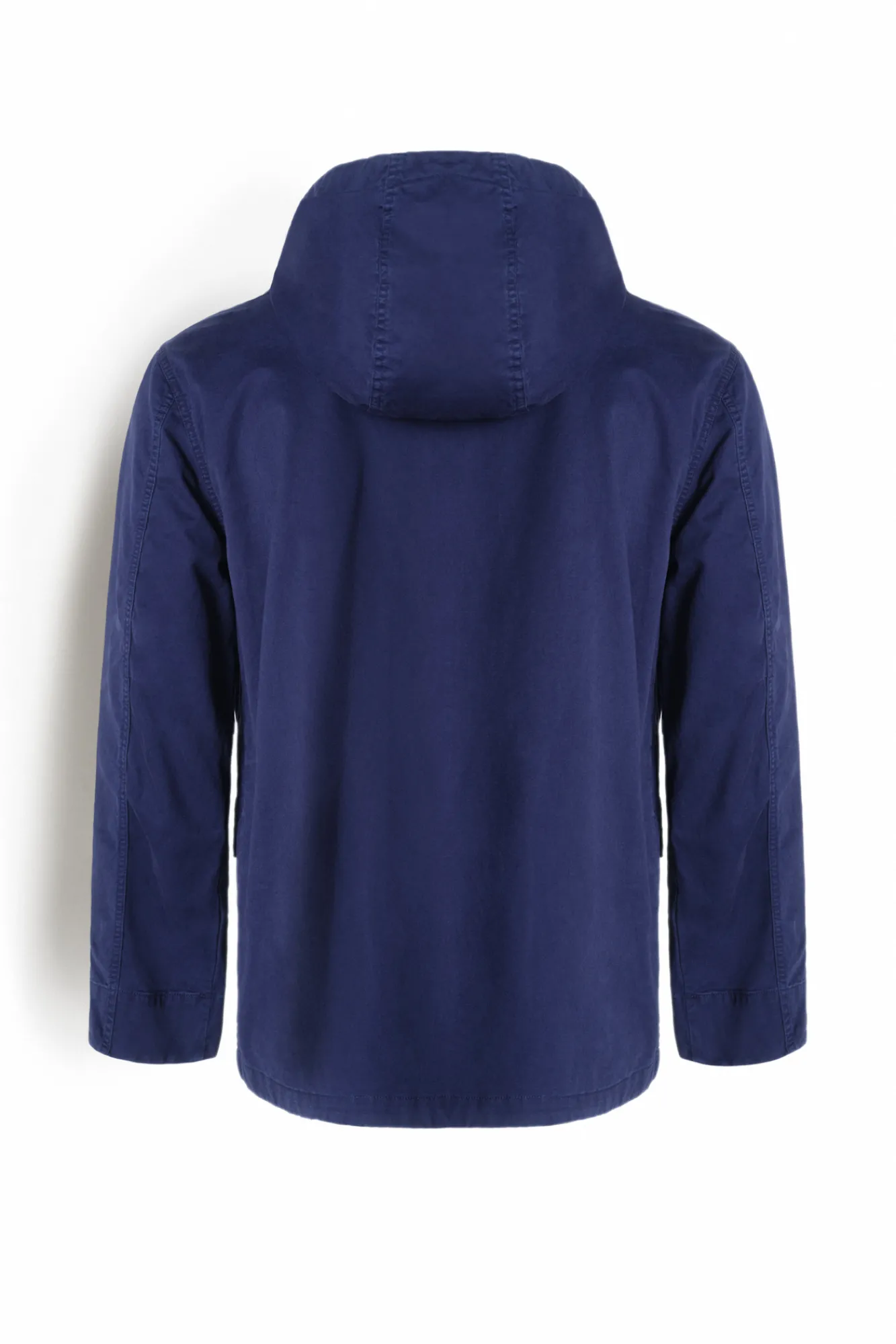 Ooto Chaqueta Con Capucha Algodon Lavado Azul Oscuro