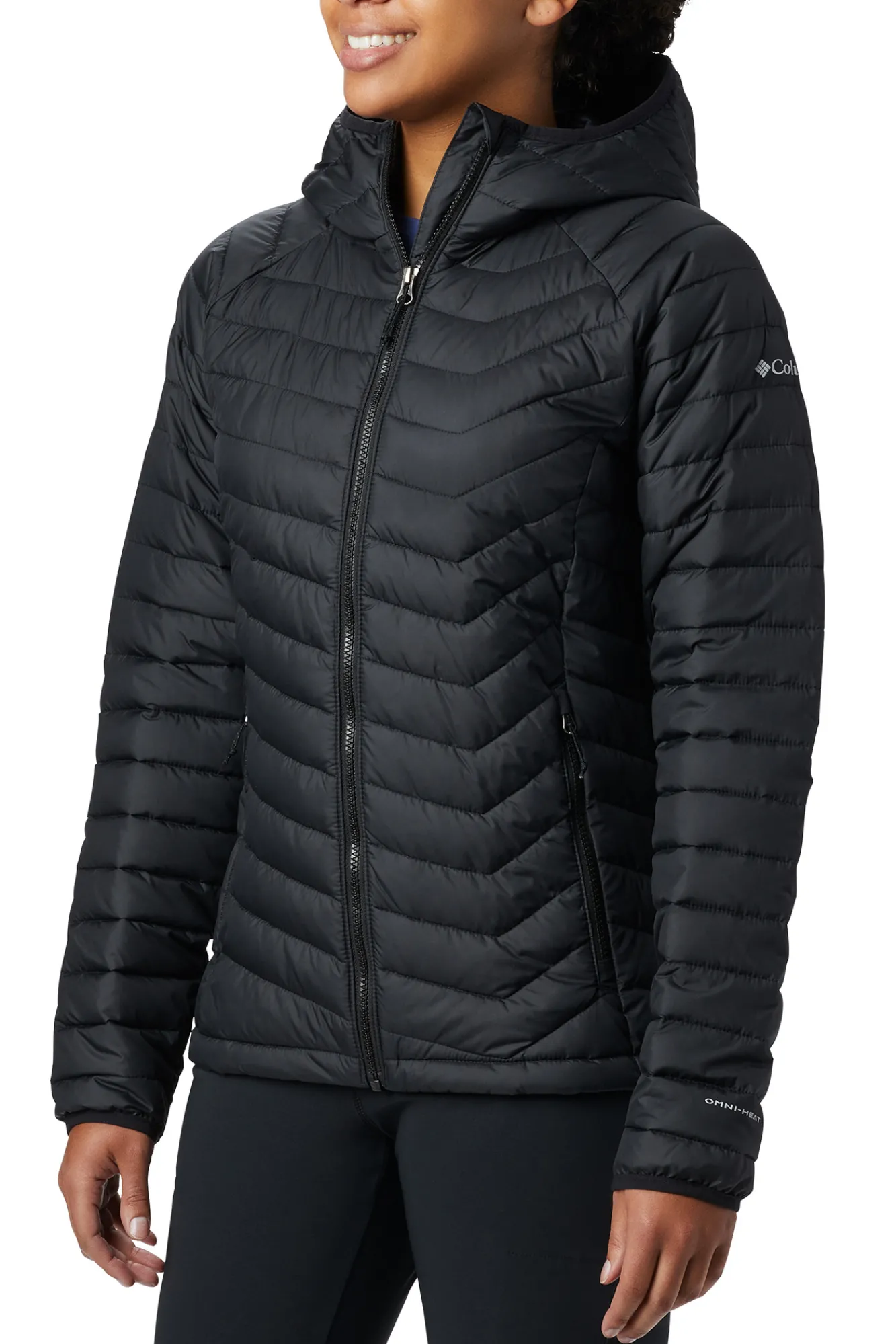 Columbia Chaqueta Con Capucha Para Mujer Powder Lite™ Negro Best