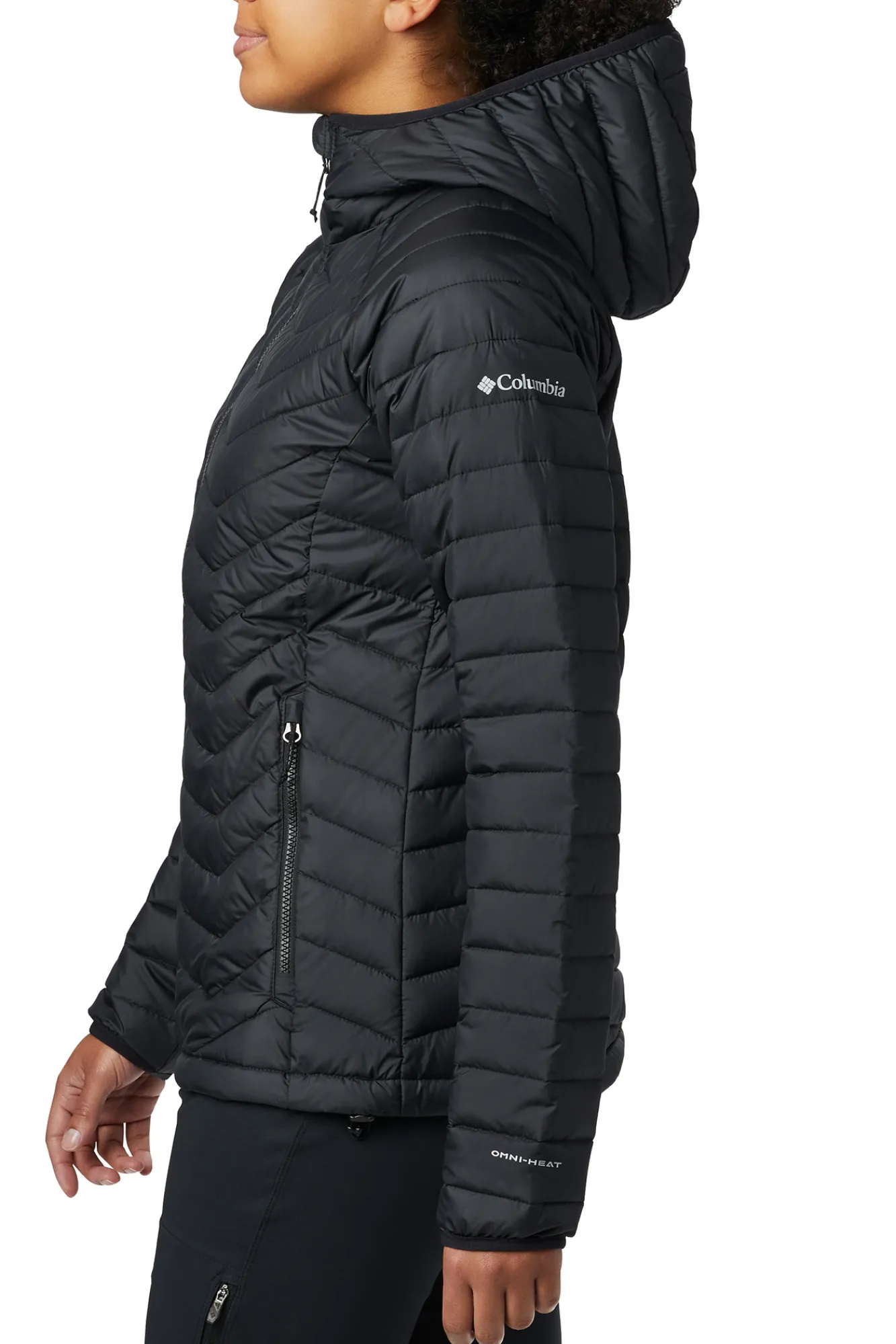 Columbia Chaqueta Con Capucha Para Mujer Powder Lite™ Negro Best