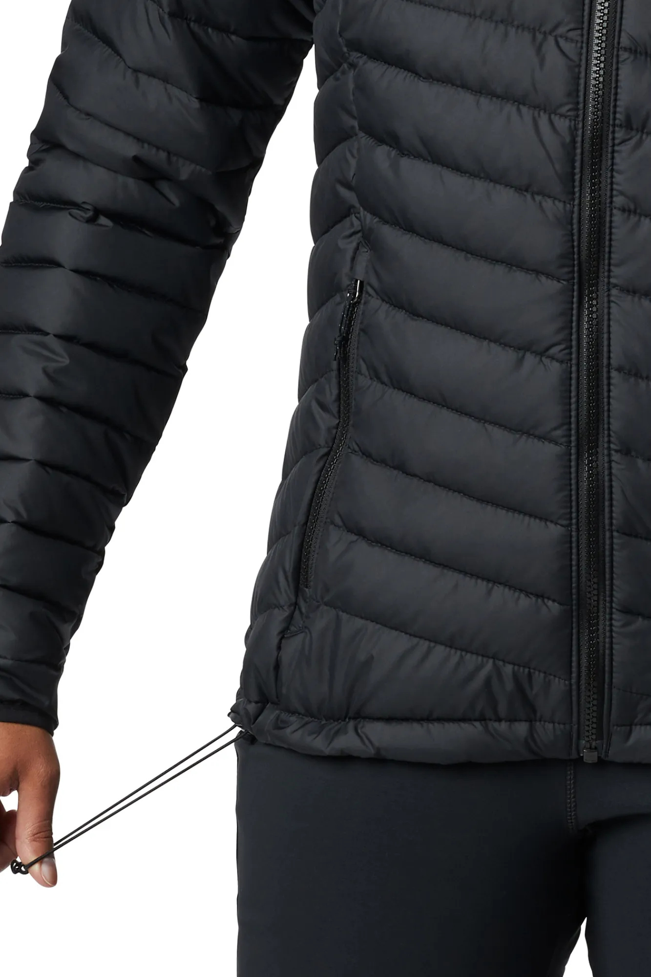 Columbia Chaqueta Con Capucha Para Mujer Powder Lite™ Negro Best