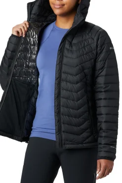 Columbia Chaqueta Con Capucha Para Mujer Powder Lite™ Negro Best