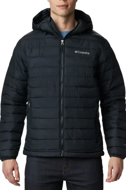 Columbia Chaqueta Con Capucha Para Hombre Powder Lite™ Negro Discount