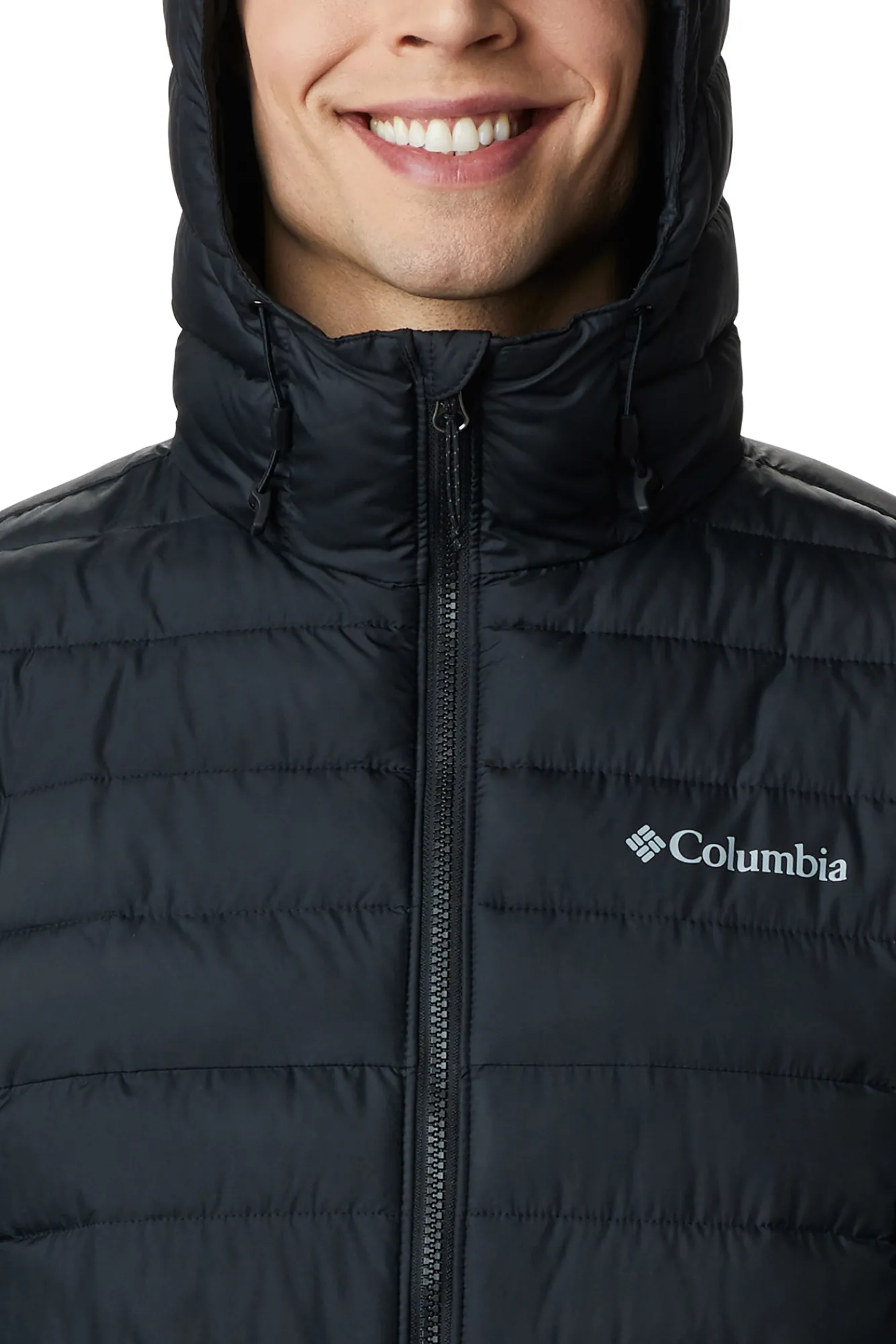 Columbia Chaqueta Con Capucha Para Hombre Powder Lite™ Negro Discount