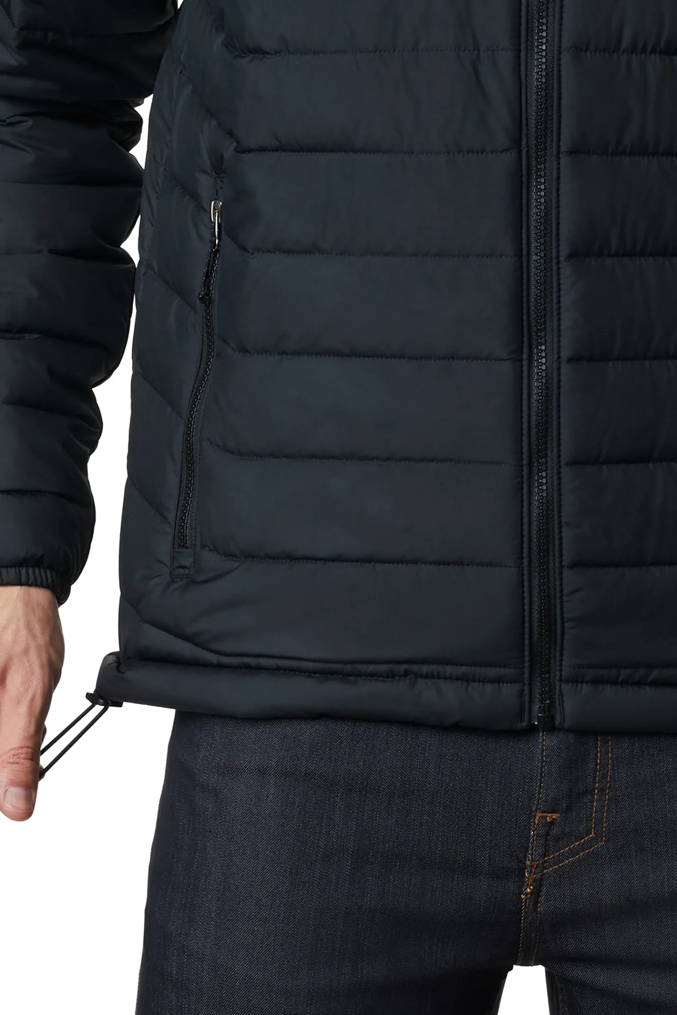 Columbia Chaqueta Con Capucha Para Hombre Powder Lite™ Negro Discount
