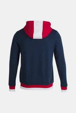 Joma Chaqueta Con Capucha Confort Marino Rojo Navy