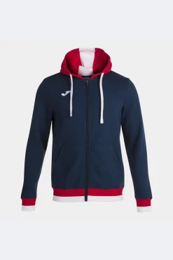Joma Chaqueta Con Capucha Confort Marino Rojo Navy