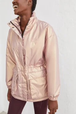 Dash and Stars Chaqueta Cortavientos Impermeable Rosa Discount