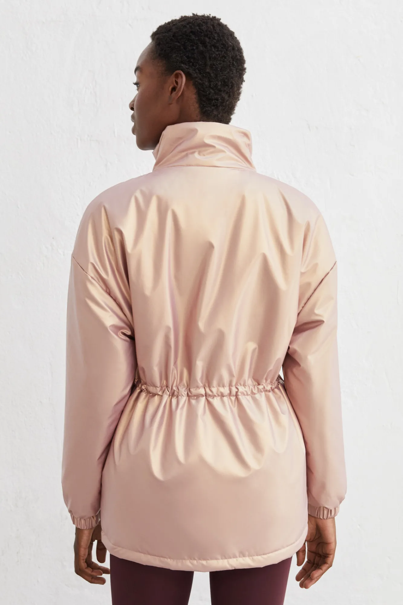 Dash and Stars Chaqueta Cortavientos Impermeable Rosa Discount