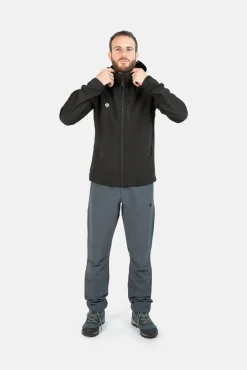 Izas Chaqueta Cortavientos Softshell Haiti Negro