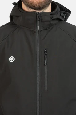 Izas Chaqueta Cortavientos Softshell Haiti Negro