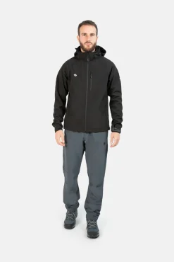 Izas Chaqueta Cortavientos Softshell Haiti Negro