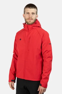 Izas Chaqueta Cortavientos Softshell Haiti Rojo Outlet