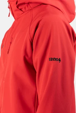 Izas Chaqueta Cortavientos Softshell Haiti Rojo Outlet