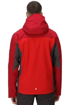 Regatta Chaqueta Impermeable Birchdale Rojo Outlet