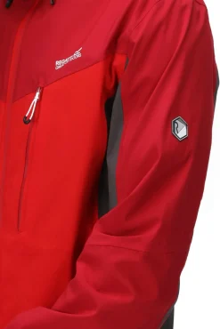 Regatta Chaqueta Impermeable Birchdale Rojo Outlet