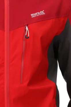 Regatta Chaqueta Impermeable Birchdale Rojo Outlet