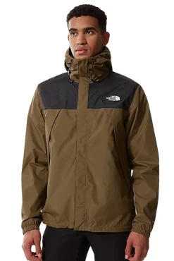 The North Face Chaqueta Impermeable Antora Kaki Oscuro Clearance