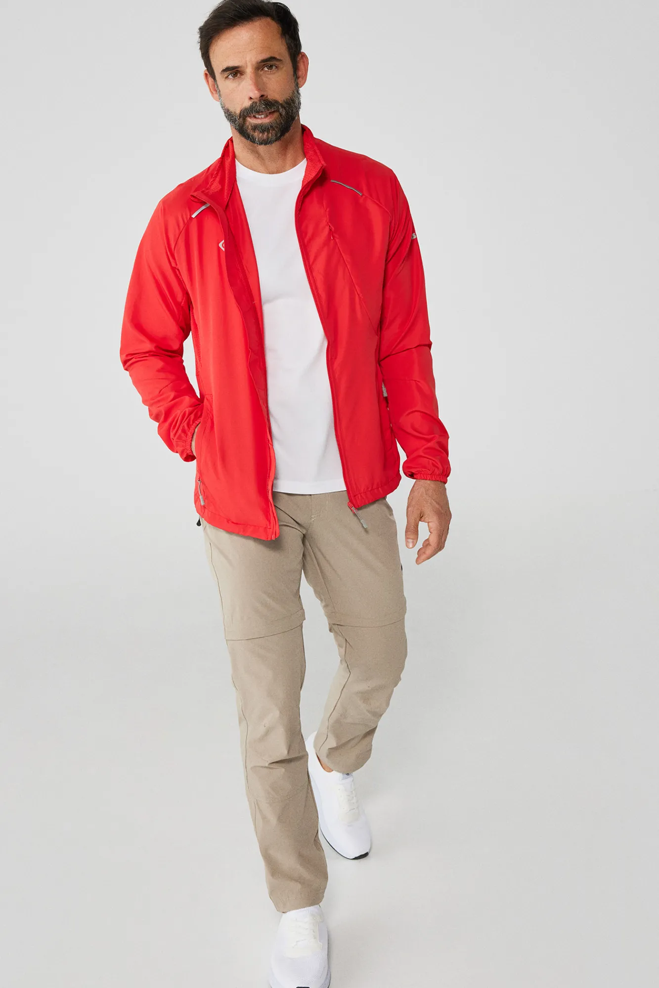 Izas Chaqueta Ligera Y Funcional De Running Y Trekking Rojo Clearance