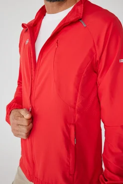 Izas Chaqueta Ligera Y Funcional De Running Y Trekking Rojo Clearance