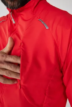 Izas Chaqueta Ligera Y Funcional De Running Y Trekking Rojo Clearance
