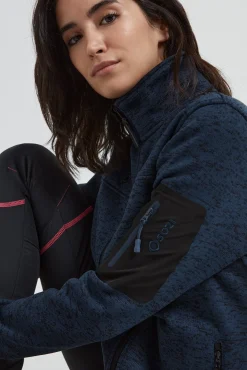 Izas Chaqueta Polar De Punto Azul Marino Hot