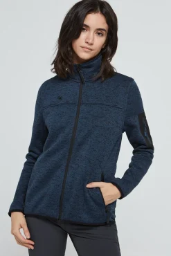Izas Chaqueta Polar De Punto Azul Marino Hot