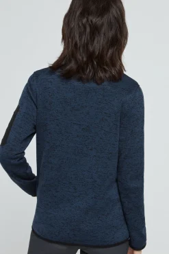 Izas Chaqueta Polar De Punto Azul Marino Hot