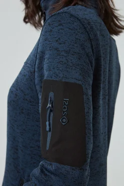 Izas Chaqueta Polar De Punto Azul Marino Hot
