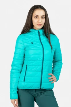 Izas Chaqueta Rellena De Fibra Gabes Turquesa Sale