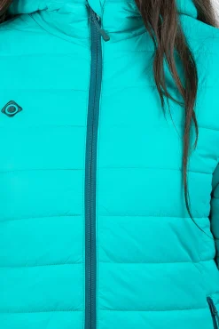 Izas Chaqueta Rellena De Fibra Gabes Turquesa Sale