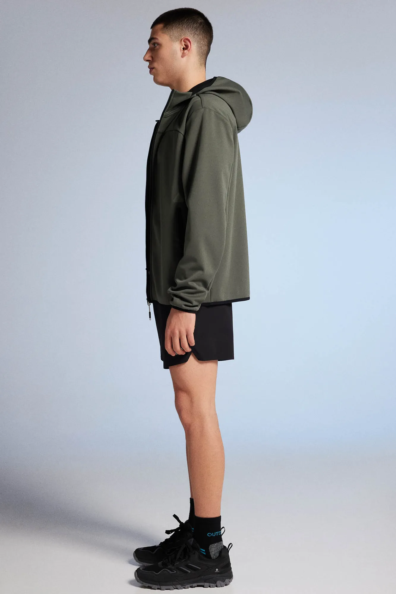 * Chaqueta Tecnica Softshell Kaki Oscuro Discount