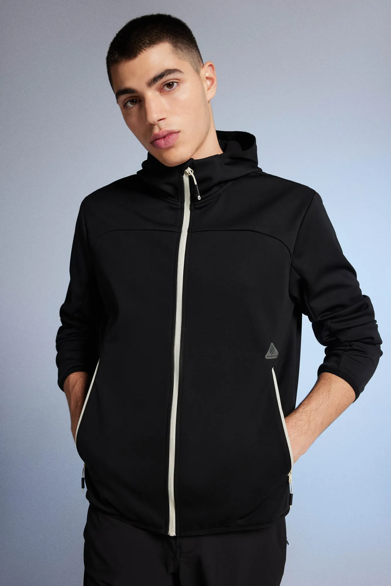 * Chaqueta Tecnica Softshell Negro New