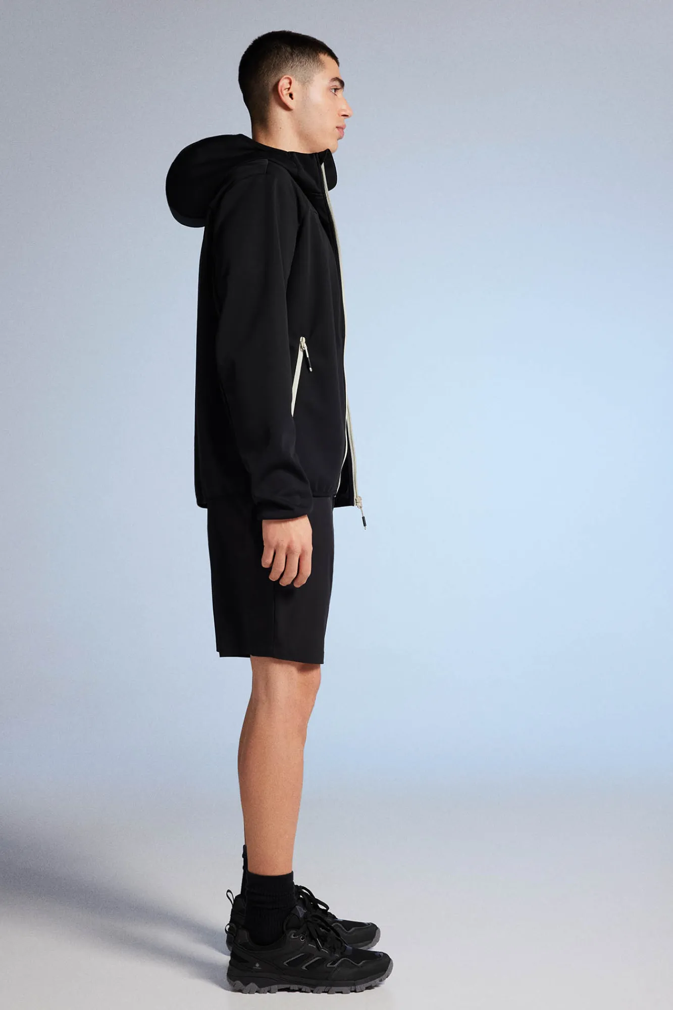 * Chaqueta Tecnica Softshell Negro New