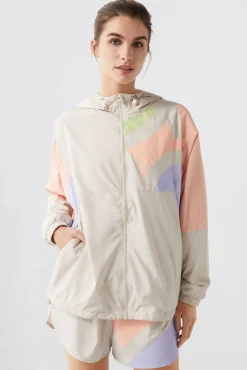 Dash and Stars Chaqueta Tecnica Water-Repellent Retro Beige Discount