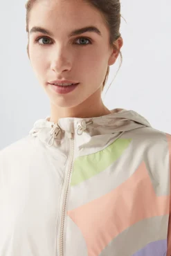 Dash and Stars Chaqueta Tecnica Water-Repellent Retro Beige Discount