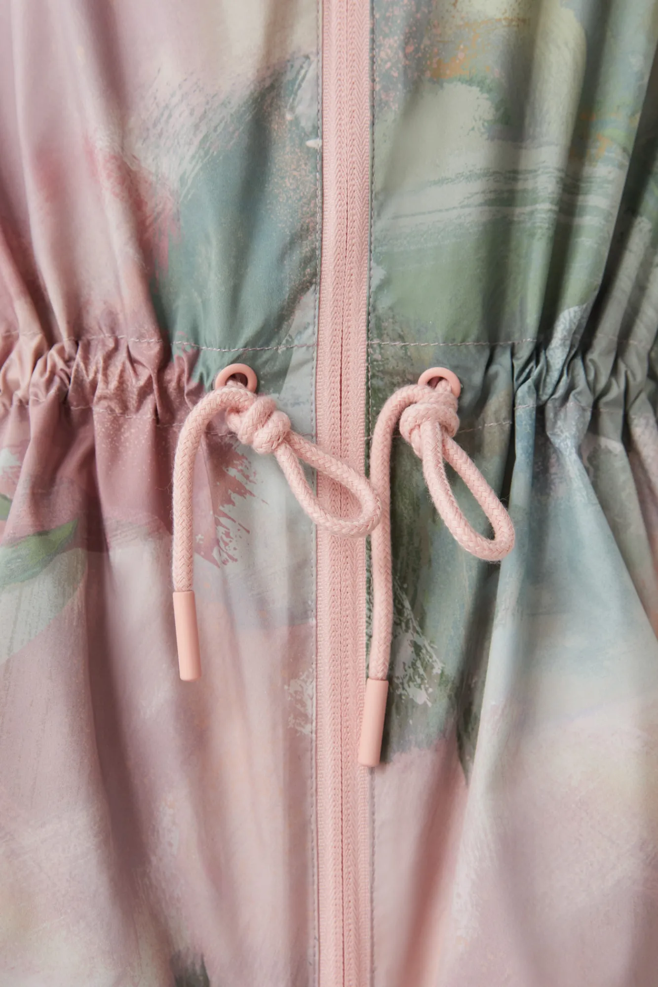 Dash and Stars Chaqueta Tecnica Water-Repellent Estampado Rosa Outlet