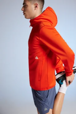 * Chaqueta Tejido Doble Naranja New