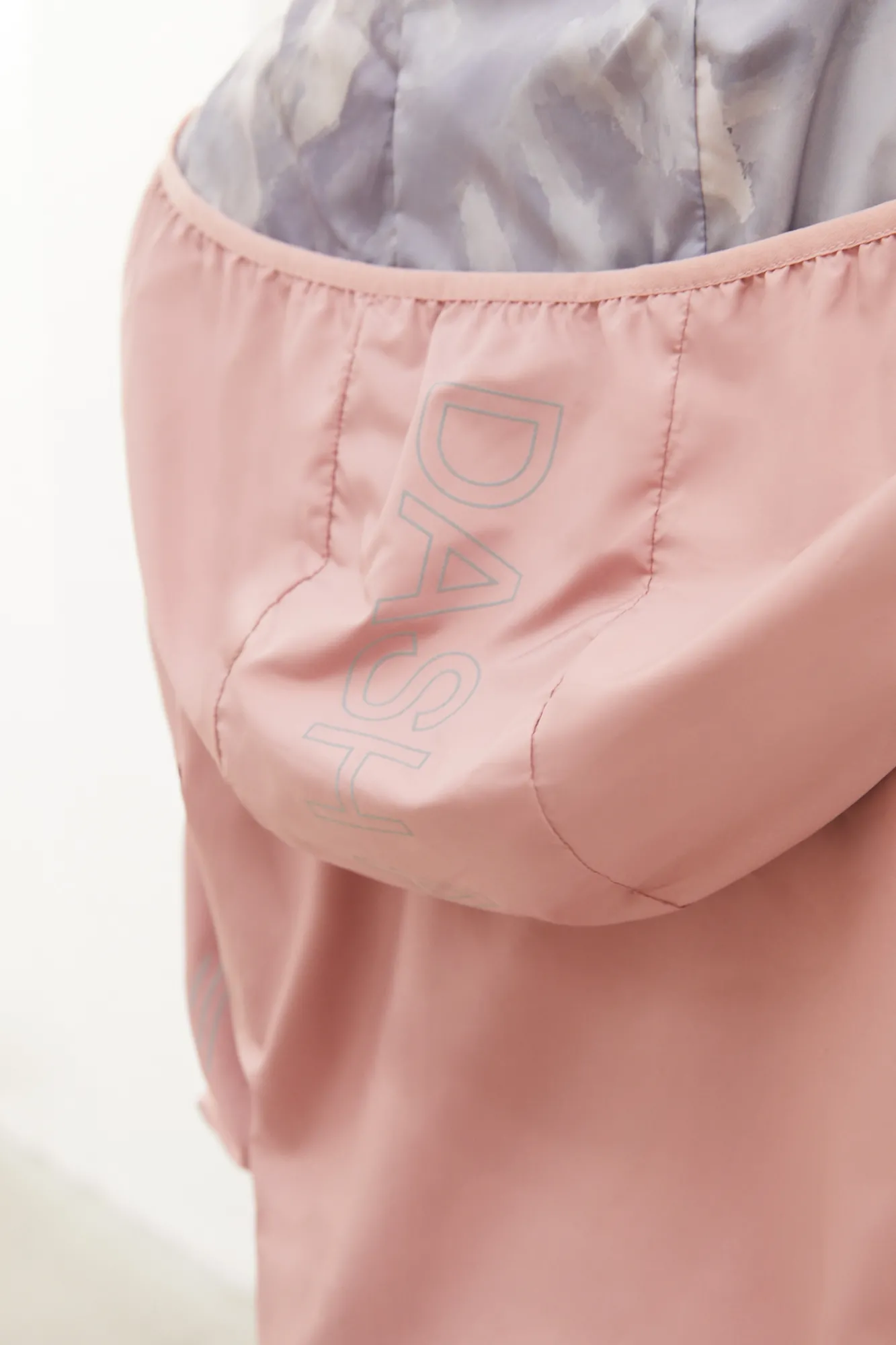 Dash and Stars Chaqueta Water Repellent Reversible Rosa Estampado Hot