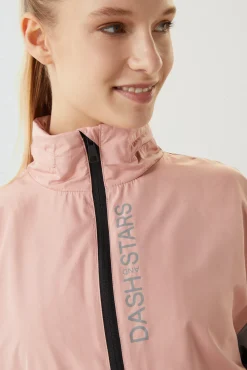 Dash and Stars Chaqueta Water-Repellent Rosa Clearance
